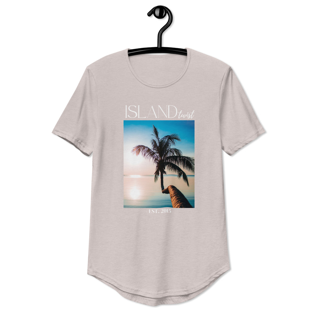 Zanzibar Men's Curved Hem T-Shirt-IslandTwistShop